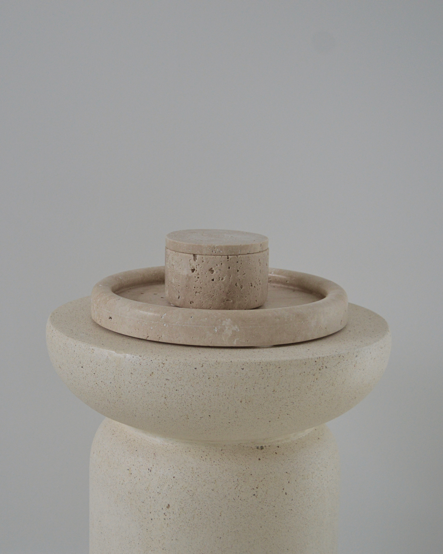 POT · Alma en travertin