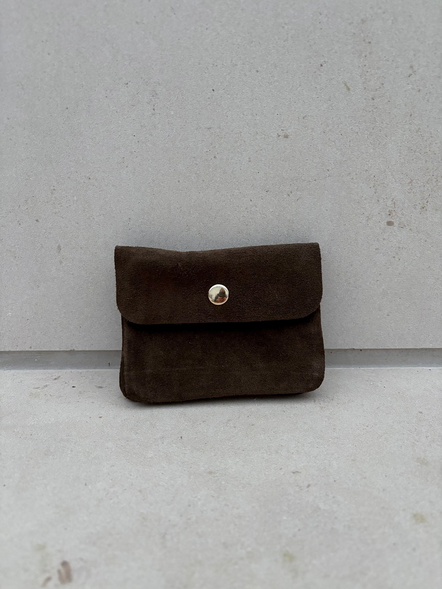 PORTE MONNAIE · Brun foncé