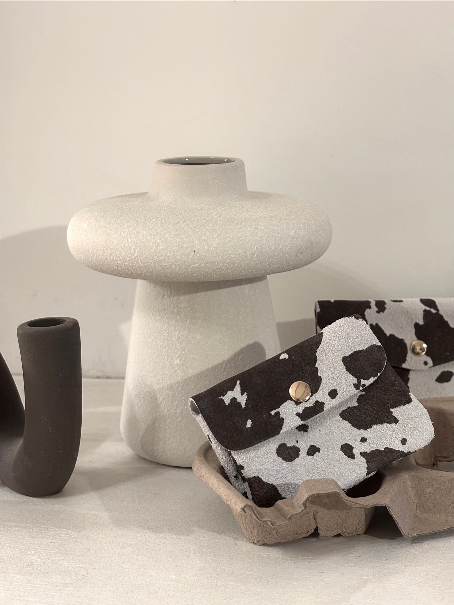 PORTE MONNAIE · Vache brun