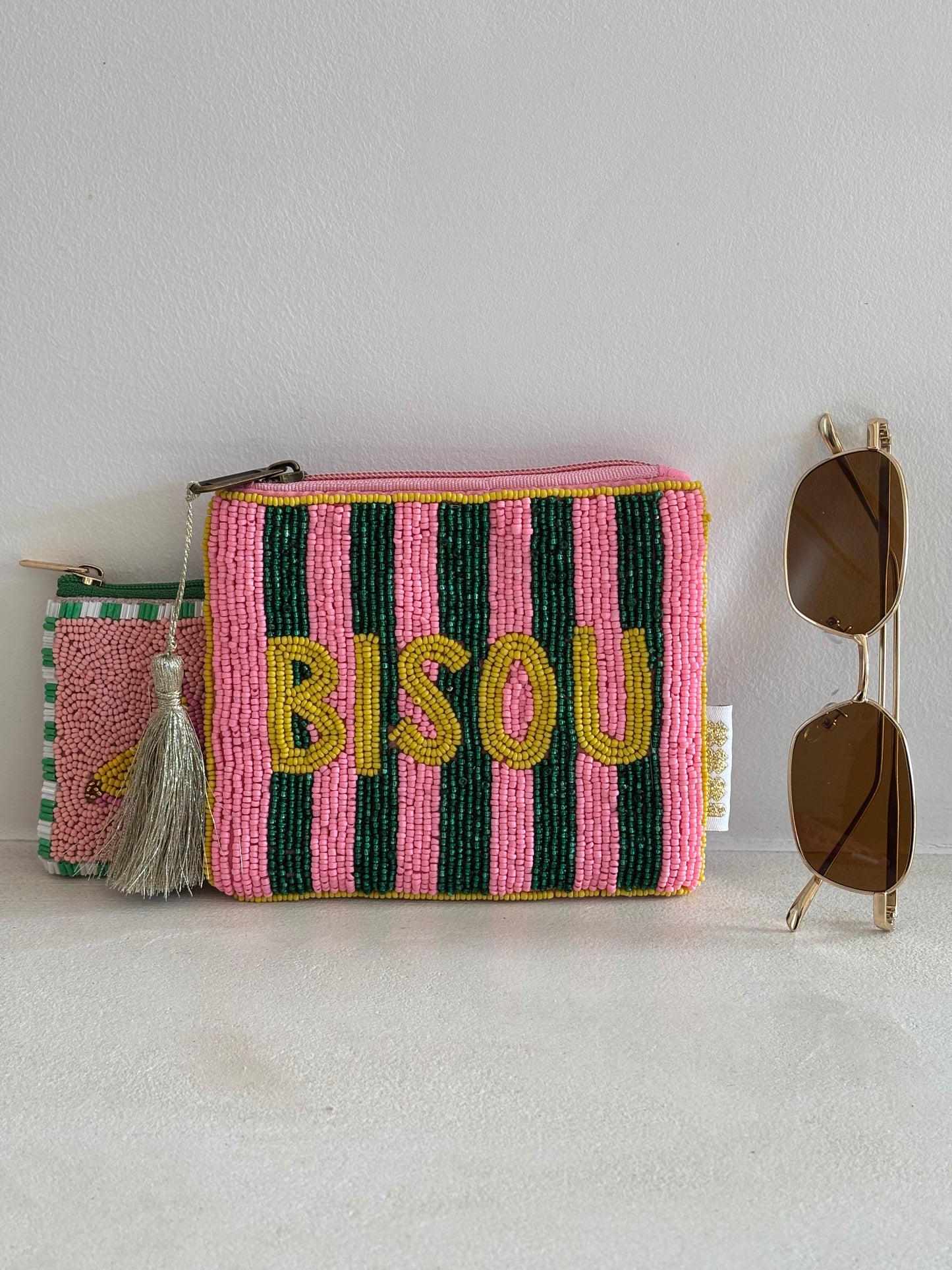 POCHETTE PERLES · Bisou