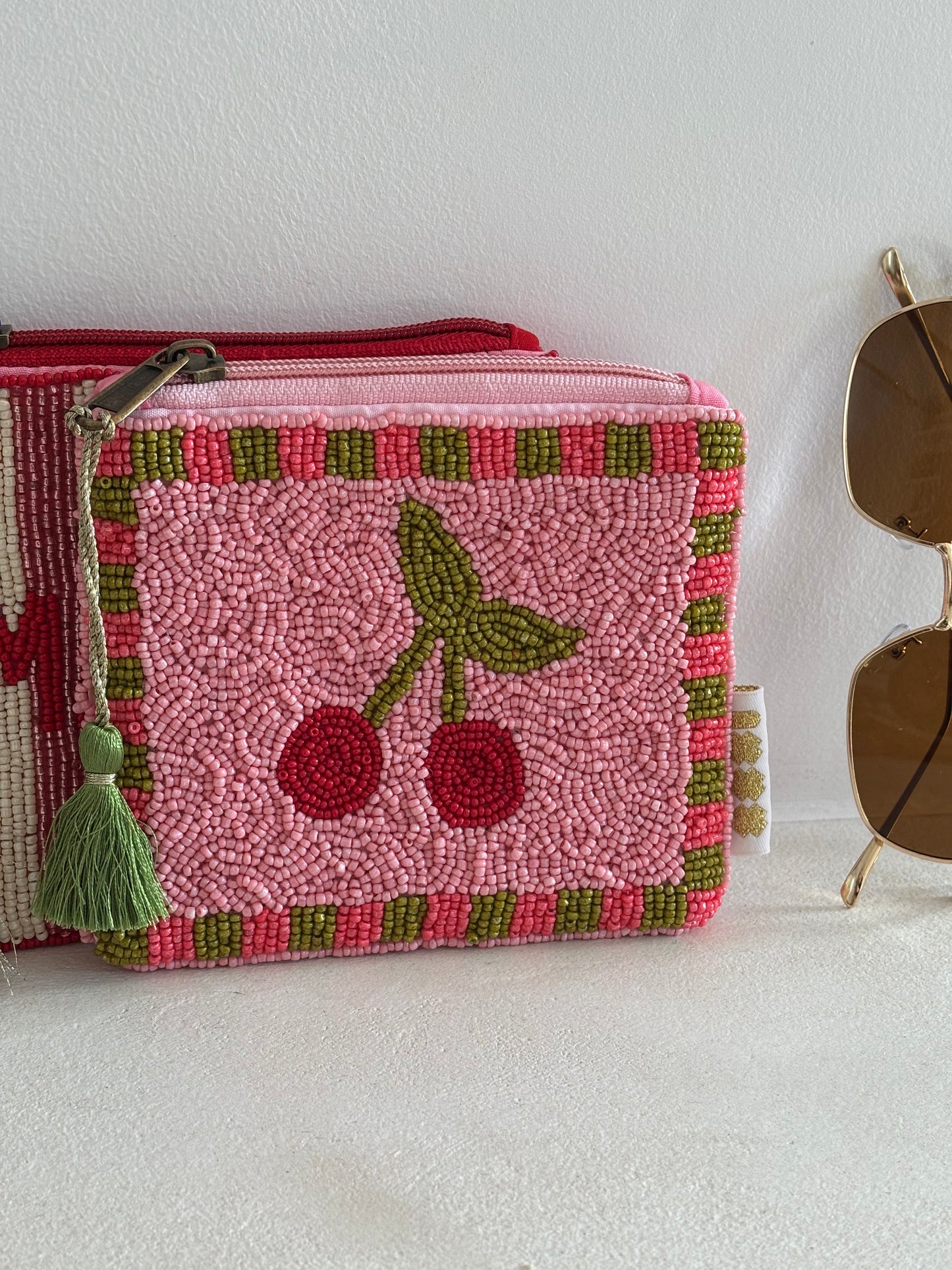 POCHETTE PERLES · Cerises