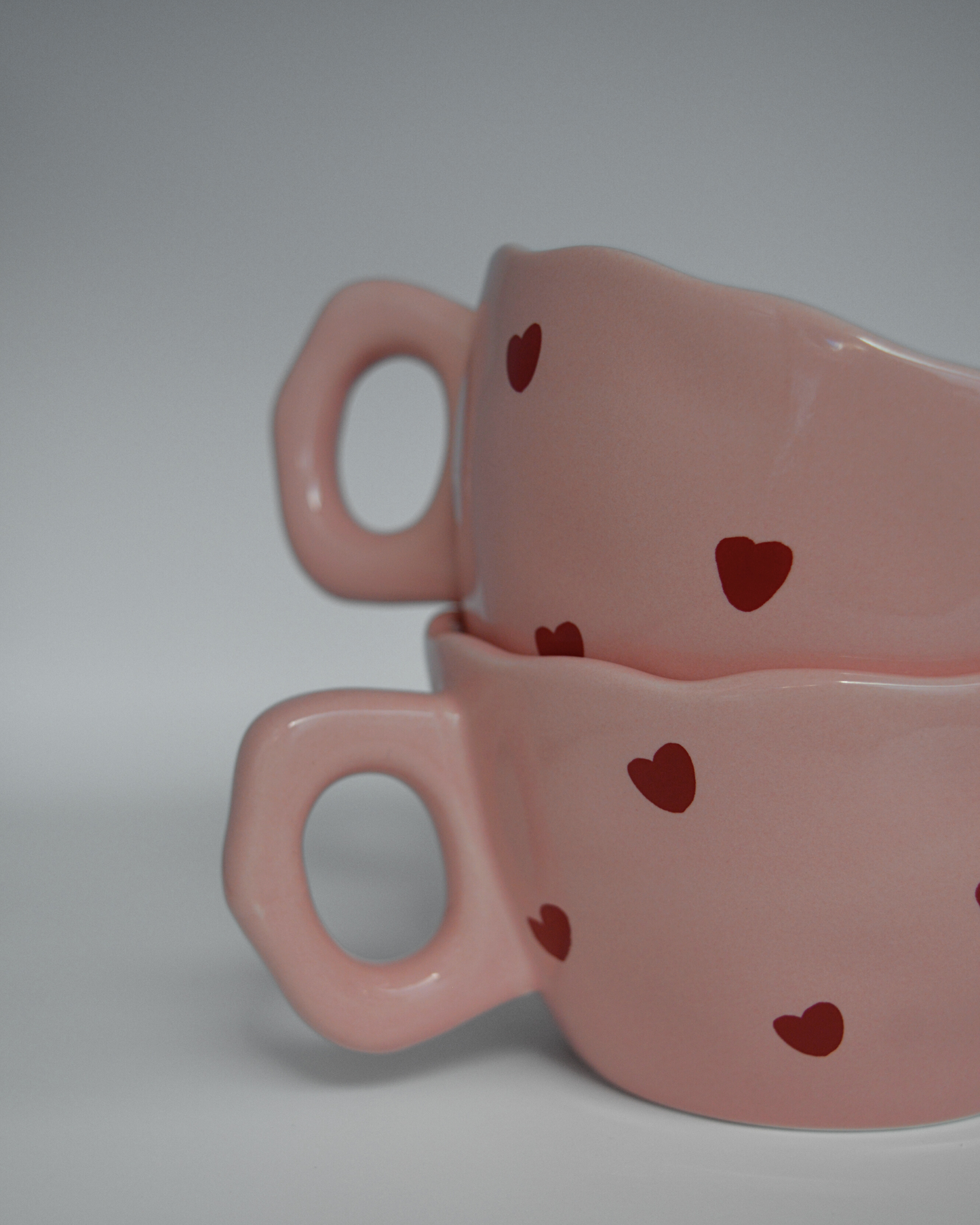 MUG · Rose à coeurs