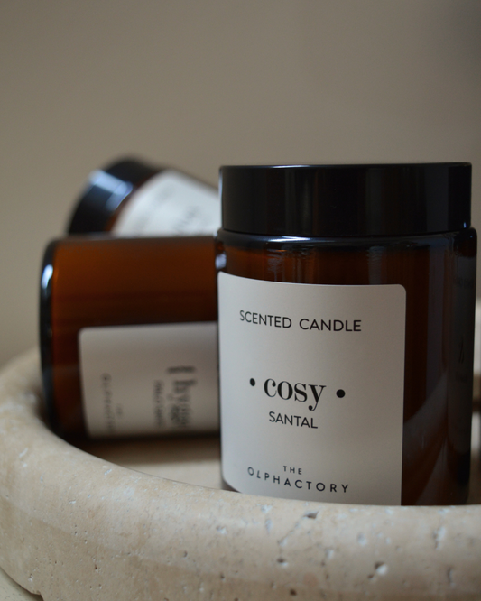 Bougie en cire végétale · SANTAL 135g