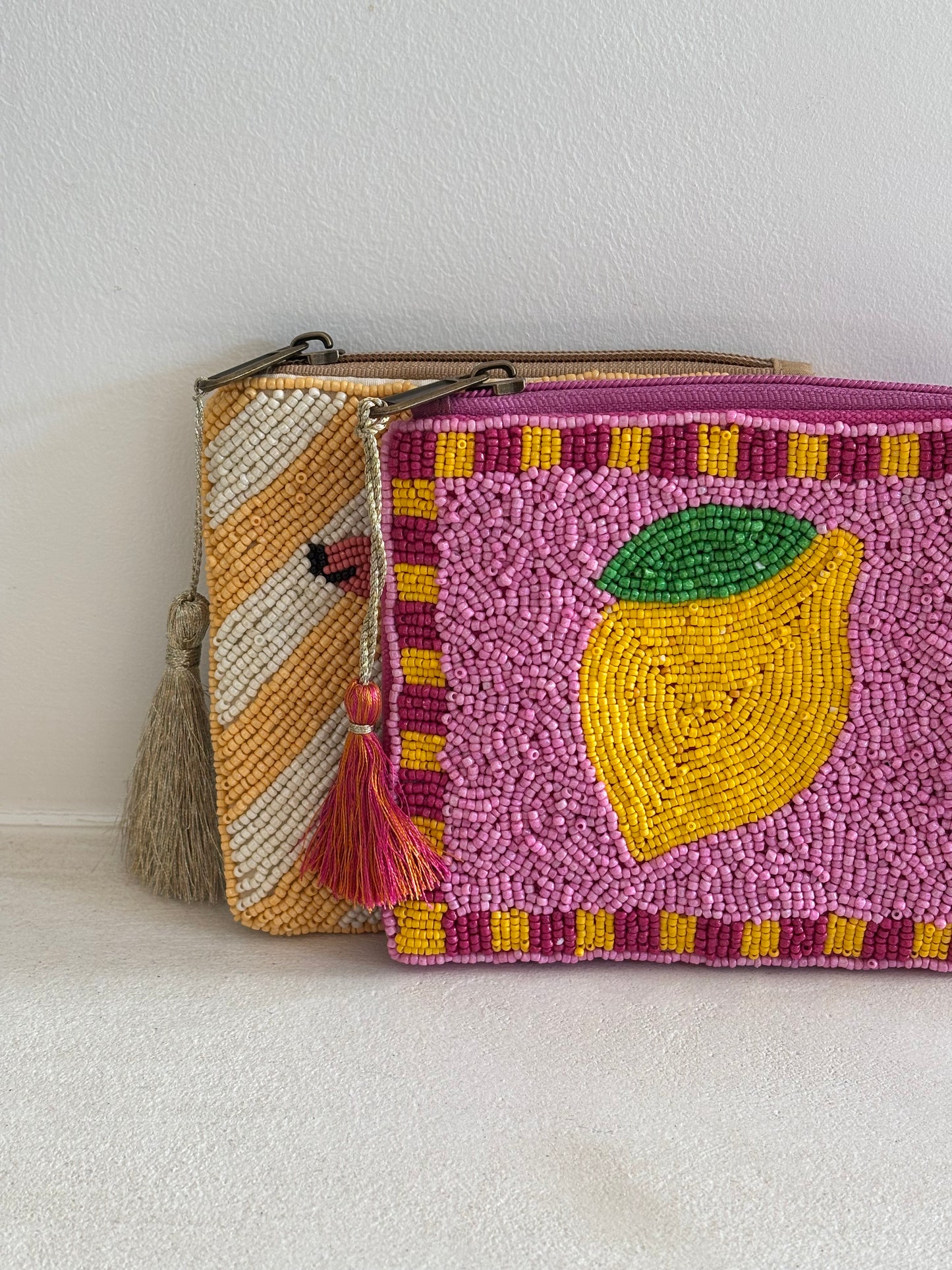POCHETTE PERLES · Citron