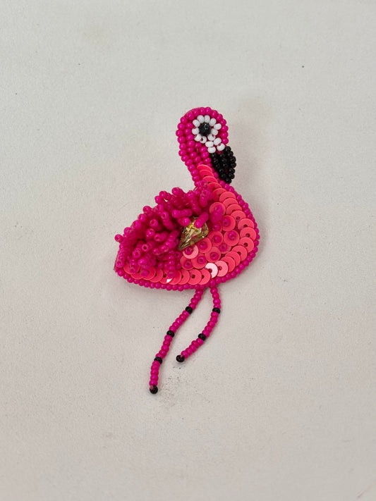 BROCHE · Flamand rose