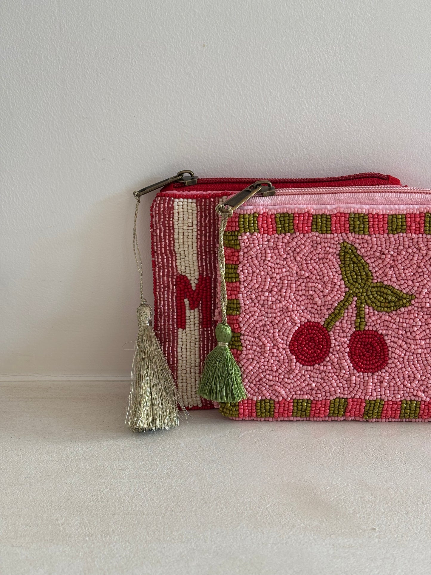 POCHETTE PERLES · Cerises