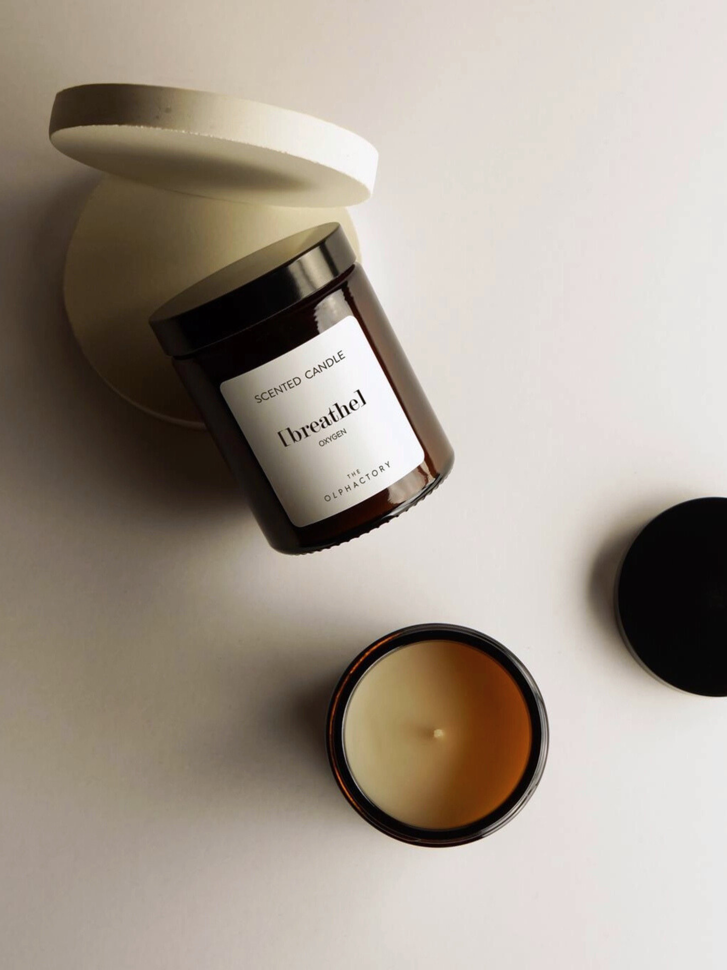 Bougie en cire végétale · OXYGEN 135g