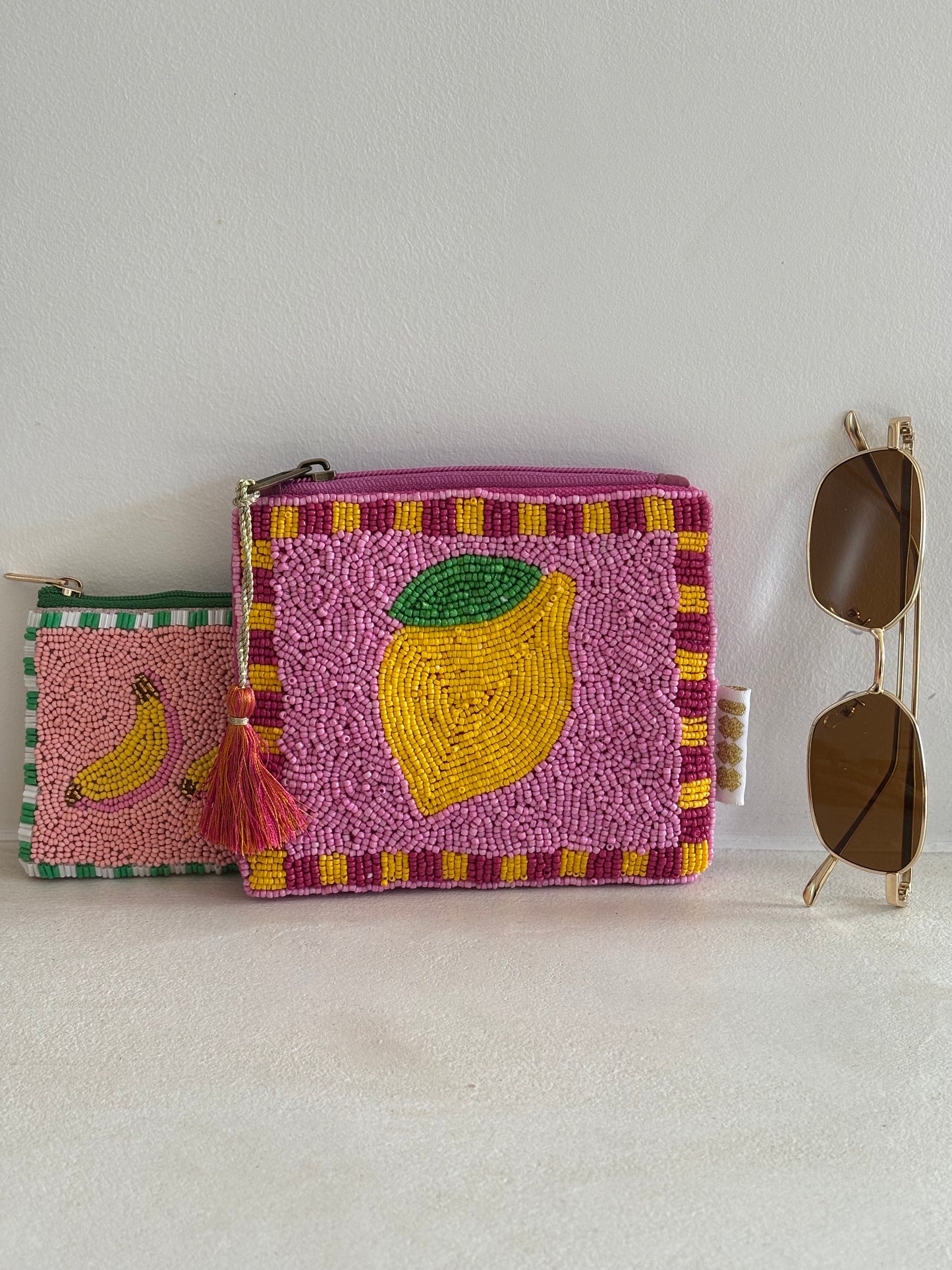 POCHETTE PERLES · Citron